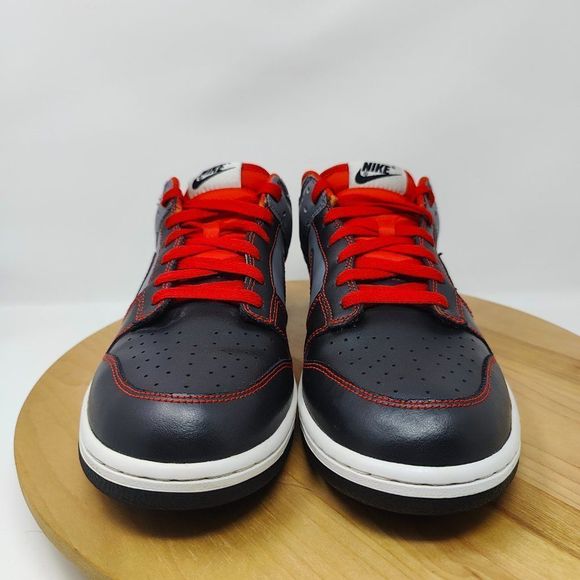 NikeDunkLow-women’s-12(fit like men’s12)- BlackGray-[317813 005]-LowTop-Shoes - Picture 4 of 12